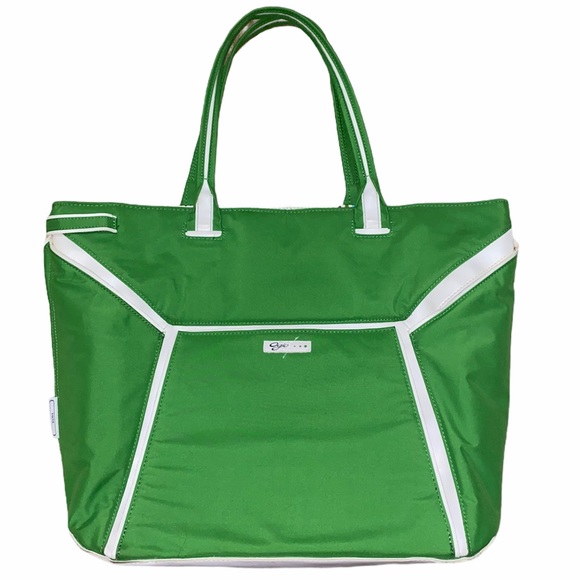OGIO Handbags - Ogio Green White Tote Laptop Bag Purse